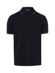 Fred Perry koszulka polo Mężczyźni Bawełna czarny, L. Czarne koszulki polo męskie Fred Perry, l, bez wzorów, z bawełny, bez ramiączek. Za 499.95 zł.