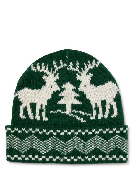 Only&Sons Czapka - ONSXmas Mężczyźni zielony|biały, ONE SIZE. Białe czapki męskie Only&Sons, bez wzorów, z dzianiny. Za 34.95 zł.