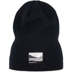 Czapka BUFF KNITTED BEANIE LILON LONG. Czarne czapki męskie Buff, bez wzorów, sportowe. Za 119.90 zł.