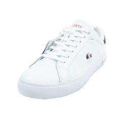 Męskie Skórzane Buty Treningowe Powercourt 125. Białe buty fitness męskie Lacoste, trekkingowe. Za 803.99 zł.