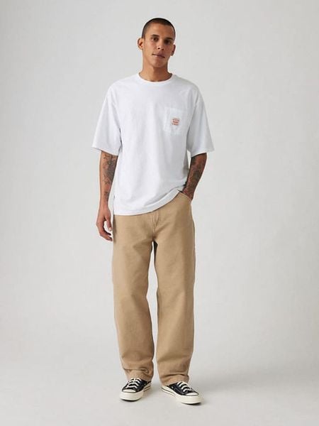 Levi's Dżinsy "568" - Loose fit - w kolorze beżowym rozmiar: W32/L32. Brązowe jeansy męskie Levi's. Za 199.95 zł.