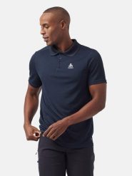 Odlo Funkcyjna koszulka polo "F-Dry" w kolorze granatowym rozmiar: S. Niebieskie koszulki polo męskie Odlo, s, z materiału, bez ramiączek, outdoorowe. Za 166.88 zł.