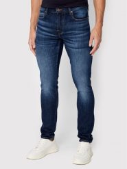 Guess Jeansy Chris M2YA27 D4Q41 Granatowy Super Skinny Fit. Niebieskie jeansy męskie Guess. Za 339.99 zł.