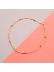 Heliophilia Naszyjnik z elementami ozdobnymi - dł. 40 cm rozmiar: onesize. Żółte naszyjniki damskie Heliophilia, metalowe. Za 34.99 zł.