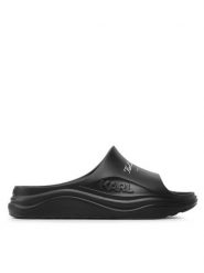 KARL LAGERFELD Klapki KL85007 Czarny. Czarne klapki damskie Karl Lagerfeld, bez wzorów, z tworzywa sztucznego, bez obcasa. Za 469.99 zł.