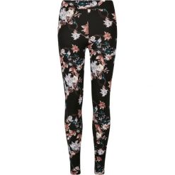 Damskie Miękkie Legginsy W Kwiaty. Czarne legginsy damskie Urban Classics, m, bez wzorów. Za 77.99 zł.