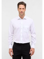 Eterna Koszula - Modern fit - w kolorze białym rozmiar: 39. Białe koszule męskie Eterna, bez wzorów, z bawełny, bez kołnierzyka, bez ramiączek. Za 109.26 zł.