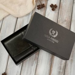 Portfel damski skórzany duży ciemnozielony w orientacji poziomej elegancki Paolo Peruzzi AL-06-GB. Zielone portfele damskie bez wzorów, ze skóry. Za 89.00 zł.