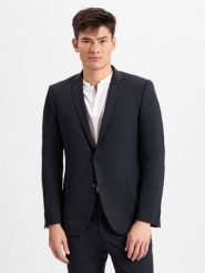 Finshley & Harding kurtka modułowa - Steven Mężczyźni Modern Fit niebieski, 50. Niebieskie kurtki męskie Finshley & Harding, m, bez wzorów, z wełny, biznesowe, bez kaptura. Za 899.95 zł.