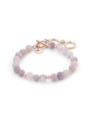 Tamaris Bransoletka z kwarcem rozmiar: onesize. Różowe bransoletki damskie Tamaris, ze stali. Za 122.67 zł.