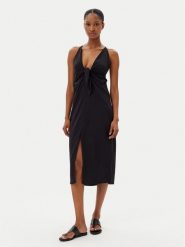 YSABEL MORA Sukienka letnia 86152 Czarny Regular Fit. Czarne sukienki damskie ysabel mora, na lato, s, bez wzorów, z wiskozy, bez kołnierzyka, bez ramiączek. Za 179.99 zł.