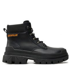 Trapery CAT Footwear. Czarne buty zimowe męskie CAT Footwear, bez zapięcia. Za 569.99 zł.