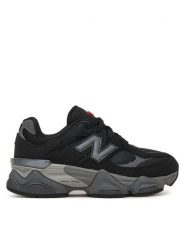 New Balance Sneakersy PC9060BK Czarny. Czarne buty sportowe chłopięce New Balance, bez wzorów, ze skóry, bez zapięcia. Za 499.99 zł.