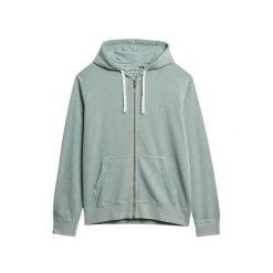 Klasyczna bluza z kapturem zapinana na zamek Superdry Essential. Zielone bluzy z kapturem męskie Superdry., na lato, uniwersalny. Za 340.25 zł.