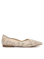 Caprice Baleriny 9-22110-42 Beżowy. Brązowe baleriny damskie Caprice, bez wzorów, ze skóry, bez obcasa. Za 273.99 zł.