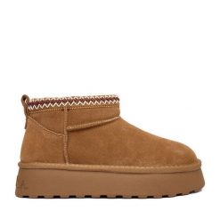Śniegowce Badura. Brązowe śniegowce damskie Badura. Za 209.99 zł.