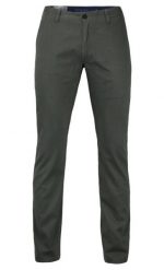 Stylowe Spodnie Męskie, Casual, 100% BAWEŁNA, Chinosy, Grafitowe, Szare. Szare spodnie materiałowe męskie Chiao, bez wzorów, z bawełny, casualowe. Za 169.00 zł.
