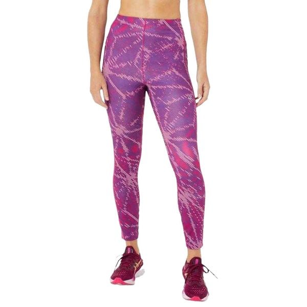Legginsy Damskie Sakura Z Nadrukiem Na Całej Powierzchni. Fioletowe legginsy damskie Asics, s, bez wzorów, z elastanu. Za 353.99 zł.