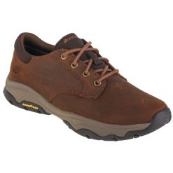Buty sportowe Sneakersy męskie, Craster-Fenzo. Brązowe buty sportowe na co dzień męskie Skechers, bez zapięcia, trekkingowe. Za 349.99 zł.