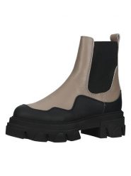 Steve Madden Skórzane sztyblety w kolorze brązowo-czarnym rozmiar: 41. Brązowe botki damskie Steve Madden, sportowe, bez obcasa, bez zapięcia. Za 237.17 zł.