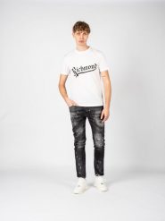 John Richmond T-Shirt | RMA22091TS | Mężczyzna | Biały. Białe t-shirty męskie John Richmond, l, bez wzorów, z bawełny, bez kołnierzyka. W wyprzedaży za 319.00 zł.