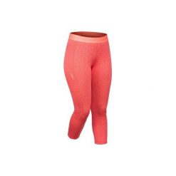 Legginsy narciarskie 500 damskie. Czerwone bielizna termoaktywna damska WED'ZE, l, bez wzorów, z elastanu. W wyprzedaży za 39.99 zł.