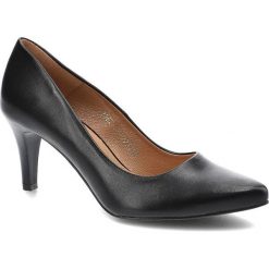 Czarne Czółenka Clasicco Damskie Eleganckie Buty. Czarne czółenka damskie Clasicco, bez wzorów, ze skóry, bez obcasa, na obcasie. Za 369.00 zł.