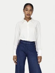 ONLY Koszula Berit 15320243 Biały Regular Fit. Białe koszule damskie Only, m, bez wzorów, z wiskozy, bez kołnierzyka, bez ramiączek. Za 139.99 zł.