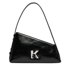 Torebka Karl Lagerfeld Jeans. Czarne torebki klasyczne damskie Karl Lagerfeld Jeans, bez wzorów, z jeansu, bez dodatków. Za 879.99 zł.