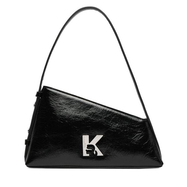 Torebka Karl Lagerfeld Jeans. Czarne torebki klasyczne damskie Karl Lagerfeld Jeans, bez wzorów, z jeansu, bez dodatków. Za 879.99 zł.