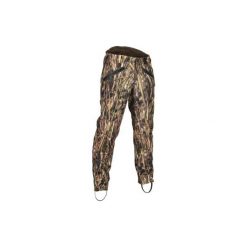 Spodnie myśliwskie 500 warm camo. Zielone spodnie materiałowe męskie SOLOGNAC, z materiału. Za 199.99 zł.