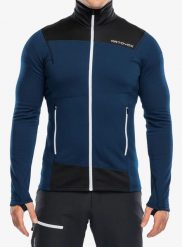 Bluza rozpinana męska Ortovox Fleece Light Jacket. Niebieskie bluzy z kapturem męskie ORTOVOX, m, z materiału. Za 780.99 zł.