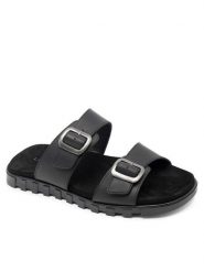 Lasocki Klapki CODE-102 MB Czarny. Czarne klapki i japonki męskie Lasocki, ze skóry. Za 159.99 zł.