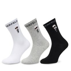 Skarpety długie KARL LAGERFELD. Skarpetki damskie Karl Lagerfeld, bez wzorów. Za 129.99 zł.