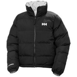 Damska kurtka puchowa Helly Hansen YU 23. Czarne kurtki damskie Helly Hansen, bez wzorów, z puchu, bez kaptura. W wyprzedaży za 719.80 zł.