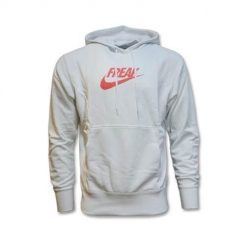 Bluza sportowa męska Nike DA5691121. Białe bluzy bez kaptura męskie Nike, bez wzorów, sportowe, bez kołnierzyka, bez ramiączek. Za 488.00 zł.