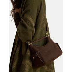 Torebka LAUREN RALPH LAUREN. Brązowe torebki klasyczne damskie Lauren Ralph Lauren, bez wzorów, bez dodatków. Za 1,799.00 zł.