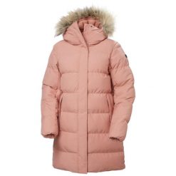 Parka damska z kapturem Helly Hansen Blossom. Czerwone parki damskie Helly Hansen, na zimę, l, bez wzorów, z futra. Za 923.35 zł.