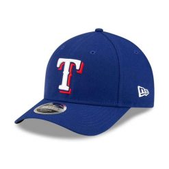 Czapka z daszkiem New Era 9forty Rangers MLB Plyr Rep MC. Białe czapki męskie New Era, bez wzorów, z materiału, klasyczne. Za 174.00 zł.