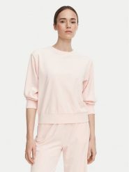Guess Bluza O6BQ02 K5062 Różowy jasny Regular Fit. Czerwone bluzy bez kaptura damskie Guess, m, z syntetyku. Za 264.99 zł.