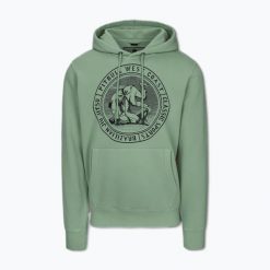 Bluza męska Pitbull Vintage Bjj Hooded Sweatshirt. Czarne bluzy bez kaptura męskie PITBULL, bez wzorów, sportowe, bez kołnierzyka, bez ramiączek. Za 279.99 zł.