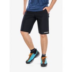 Spodenki turystyczne męskie Crazy Short Pegasus. Niebieskie szorty męskie Crazy, bez kołnierzyka. Za 560.99 zł.