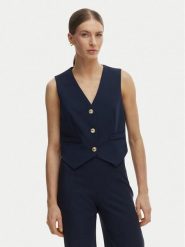 Rinascimento Kamizelka garniturowa CFC0128644003 Granatowy Regular Fit. Niebieskie kamizelki damskie RINASCIMENTO, l, z syntetyku. Za 399.99 zł.