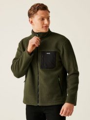 Regatta Kurtka polarowa "Frankie" w kolorze zielonym rozmiar: XXL. Zielone kurtki męskie Regatta, xxl, bez wzorów, z polaru, bez kaptura. Za 135.45 zł.