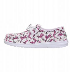 HeyDude Damskie Mokasyny Wendy Hello Kitty Takeover. Czerwone mokasyny damskie Hey dude, z materiału. Za 219.00 zł.