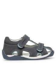 Lasocki Kids Sandały MARCUS CI12-MARCUS-02(II)CH Niebieski. Niebieskie sandały chłopięce Lasocki Kids, z nubiku, bez zapięcia. Za 129.99 zł.