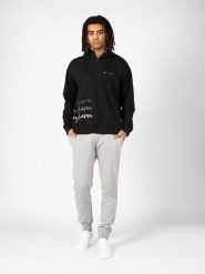 Bluza trekking męska. Czarne bluzy z kapturem męskie CHAMPION, m, z bawełny. Za 471.00 zł.
