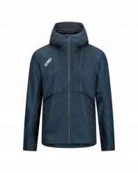 Damska kurtka sportowa przeciwdeszczowa Pro Run 3L CEP. Niebieskie kurtki do biegania damskie CEP, l, bez wzorów, z materiału, z kapturem. Za 1,499.00 zł.