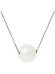 Pearline Srebrny naszyjnik z perłą - dł. 42 cm rozmiar: onesize. Szare naszyjniki damskie Pearline, srebrne. Za 239.99 zł.