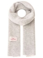 Zwillingsherz Szal w kolorze jasnoszarym z dodatkiem wełny - 200 x 30 cm rozmiar: onesize. Szare szaliki i kominy damskie Zwillingsherz, bez wzorów, z materiału. Za 170.87 zł.